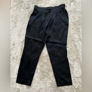 Babaton black silk pants